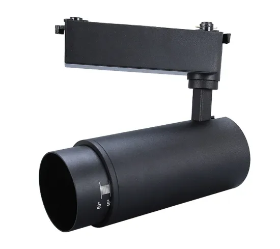 Black track lights used in art museums