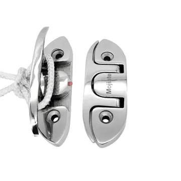 Custom Boat Stainless Steel Hardware: 12" Folding Yacht Marine Mooring Anchor Dock Cleat