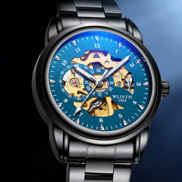 High-Quality Low MOQ Stainless Steel Strap Watch for Men