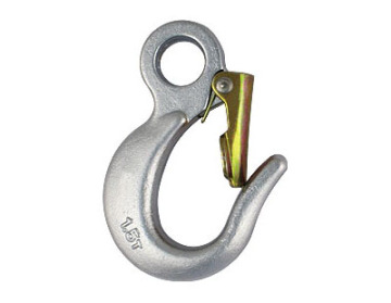 1500LBS Big Opening Hook Alloy Eye Hoist Hook W/SS Latch