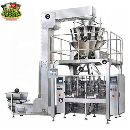 150BPM VFFS 420 Bagging Machine with Automatic Weighing and Filling for Peas and Nuts