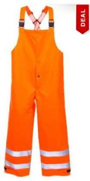 Hi Vis FR Waterproof Safety Bib Overalls