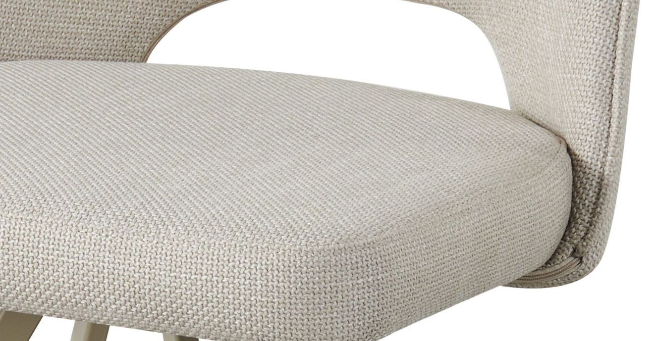 BR-25A34 upholstered fabric dining chair 4