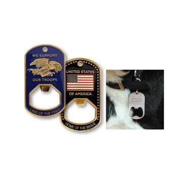 Customized Logo Print Dog Tags/Metal Dog Tags