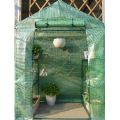 Green Color 200gsm PE Transparent Leno Mesh Tarpaulin