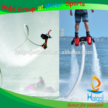 Flying watercraft--flyboard with jet power water flyboarding