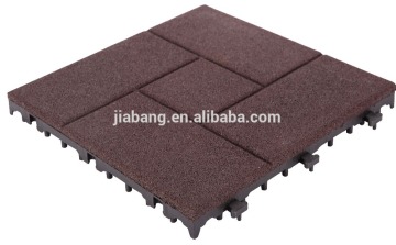 Foshan supplier new material DIY decking Outdoor interlocking rubber flooring