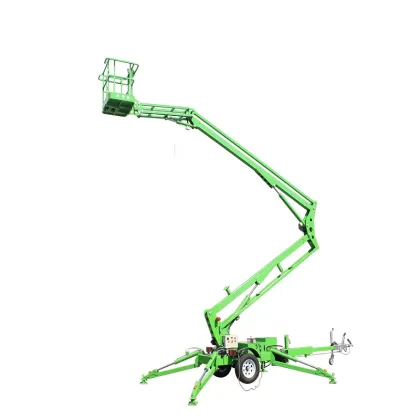 Towable Boom Lift 18m Diesel Power Crawler Articulated