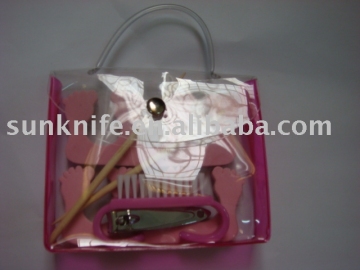 pedicure set with handbag