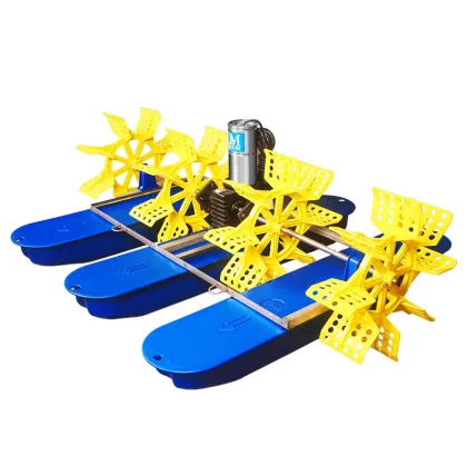 4 Spline Paddle Wheel Aerator: Water Saving and New Energy Aerator