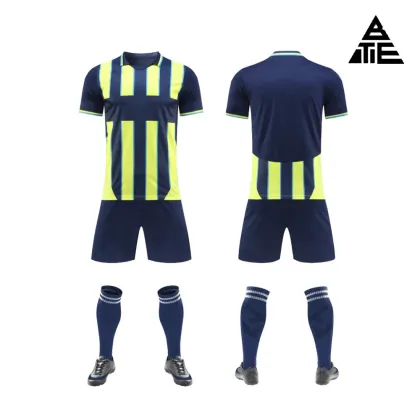 Short sleeved adult fluorescent green football jersey