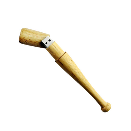 Wooden Baseball Bat Shape flash drives