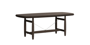Mid-Century Modern Dining Table with Marble Top – Unique Retro Design​