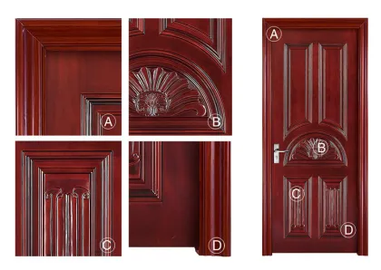Brunet Solid Wood Front Doors Wooden Door Panels Solid Wood Interior Door