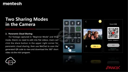 Mentech PanoX V3: 12K HDR Panoramic Camera with Touchscreen for Action Vlogging