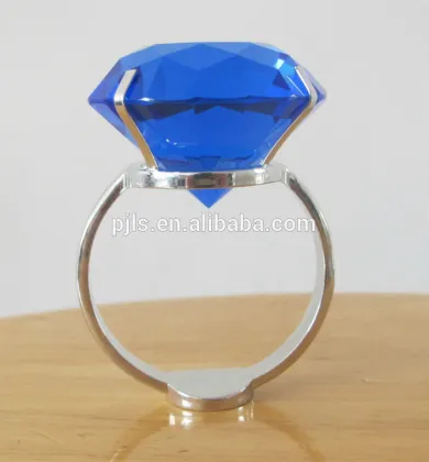 diamond crystal ring,napkin ring for wedding