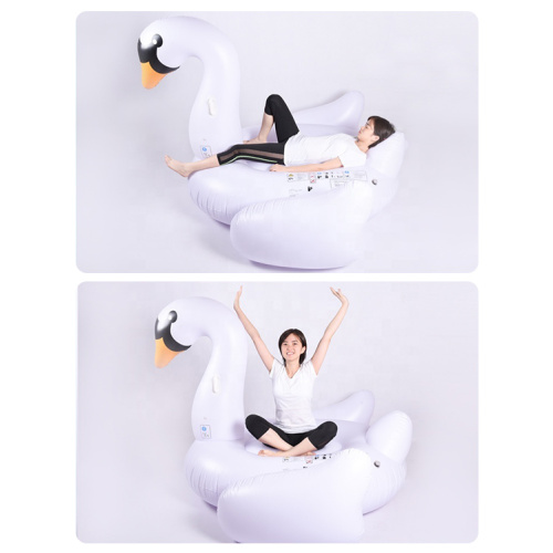 Wholesale large giant white swan inflatable pool float