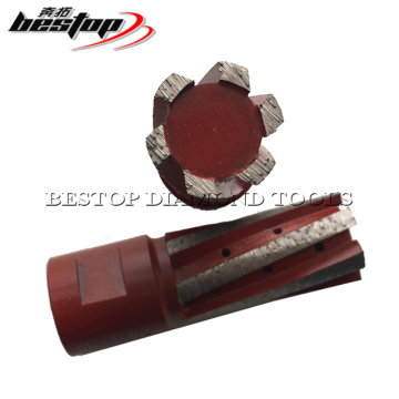 Diamant CNC -Finger -Bit M14 -Faden für Granit- und Marmormahlen