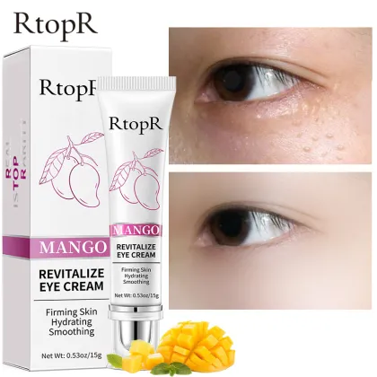 RtopR Mango Anti-Wrinkle Eye Cream: Anti-Aging, Moisturizing, Anti-Puffiness, Dark Circle Firming Skin Care
