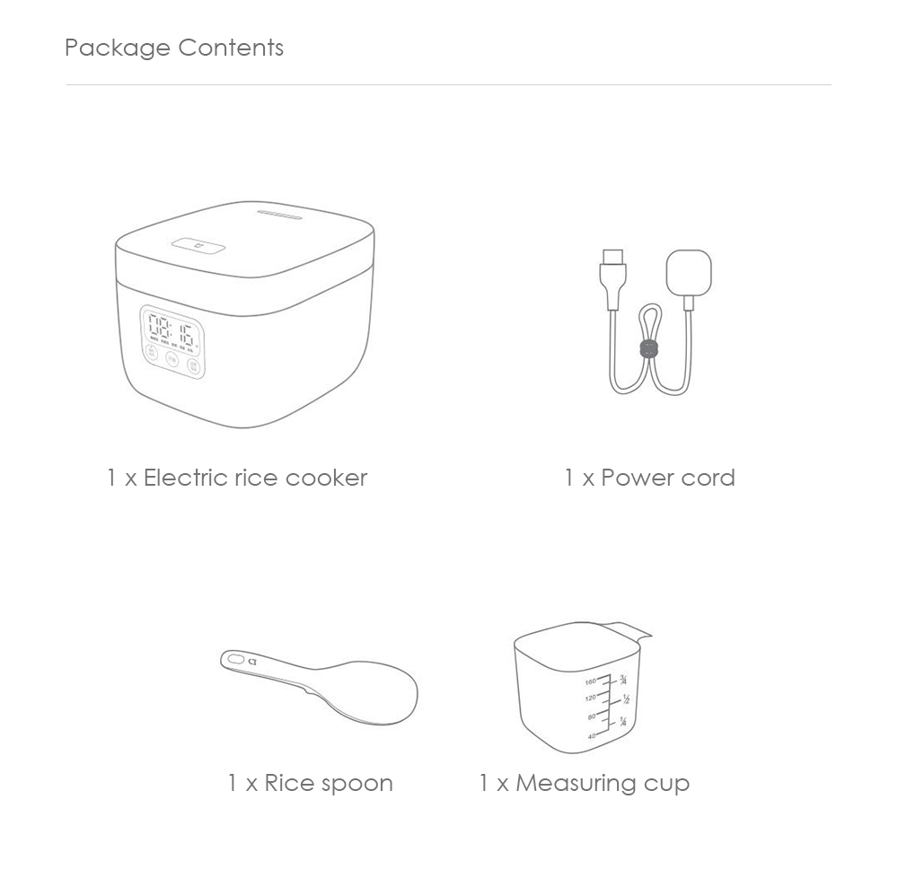 Mijia Mini Electric Rice Cooker 1 6l