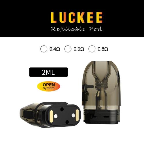 Luckee Pod 2 мл/4 мл заменяемый пустой капсул -картридж Vape Pod