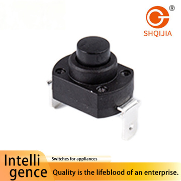 Interruptor de botón pulsador compacto de uso general P12-6A