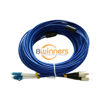 Cables de conexión blindados 2F LC-FC SM blindados de PVC (OFNR)