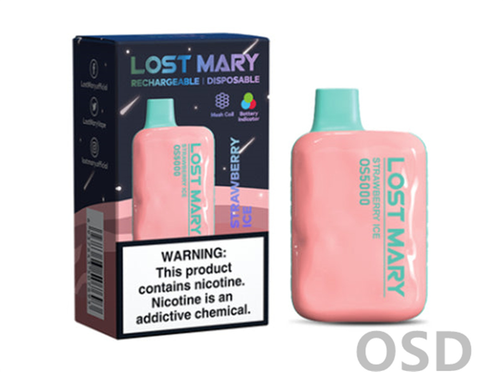 Mất Mary có thể sạc lại vape dùng một lần