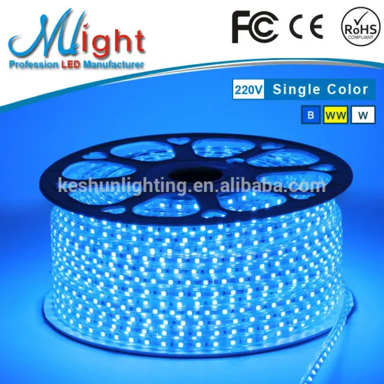 Mlight 110V/220V Flexible LED Strip Lights 5050 Blue living dining room kitchen decorative light