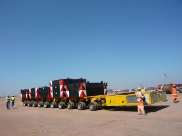 SPMT Transportador modular autopulsado