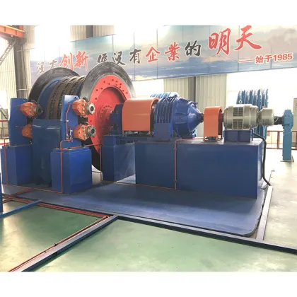 Underground Mining Winch with Disc Brake for Lifting Minerals and Transporting People and Materials