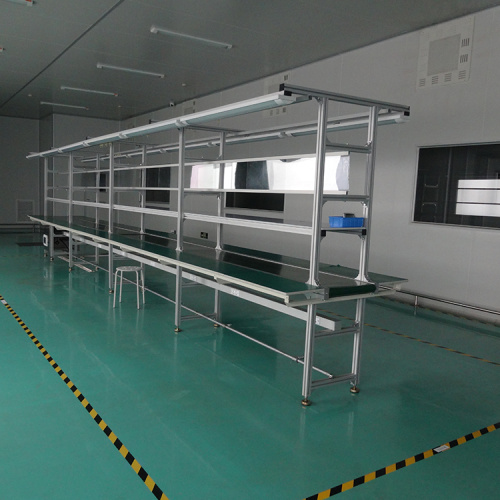 ສາຍແອວໂທລະສັບມືຖື Belt Conveyor Line Assembly with Bench