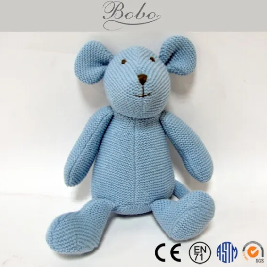 Very Popular Knitted Mouse Toy and Blanket for Babies