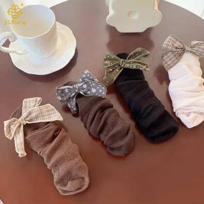 Cartoon Bow Baby Boneless Parent Child Socks