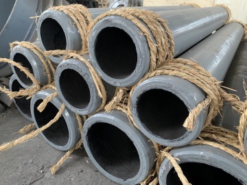 Pneumatic dust removal ceramic tube