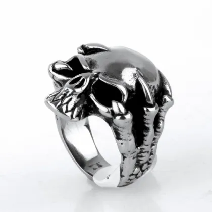 Non-mainstream grim Reaper Claw Skull Ring