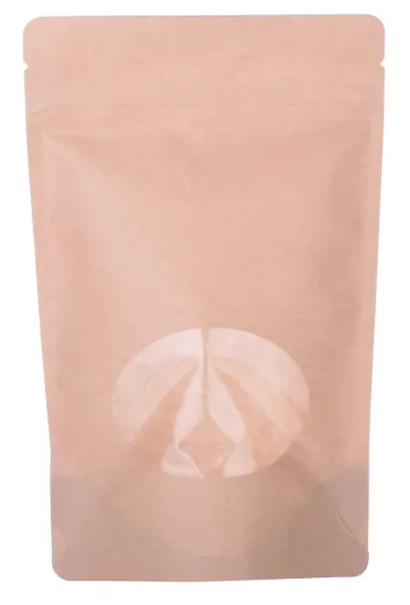 Stand Up Pouch Paper Bag with Rectangle Window