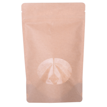 Stand Up Pouch Paper Bag with Rectangle Window