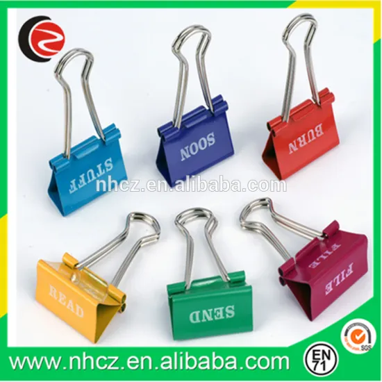 Binder Clips with logo Printing