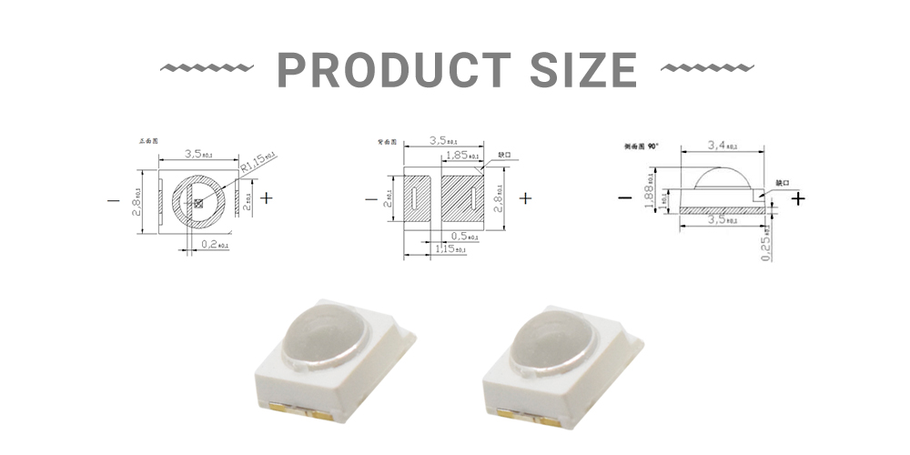 Size Of 740nm Infrared Emitting Ir Led Jpg