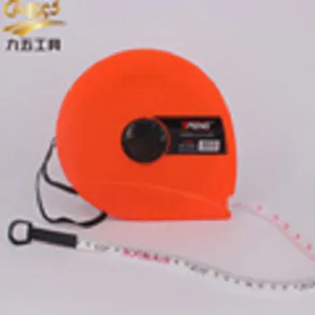 Long Round ABS Plastics 50m Fiberglass Measuring Tape