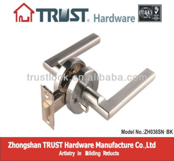 ZH036:trust Zinc Alloy Lever Handle Privacy function