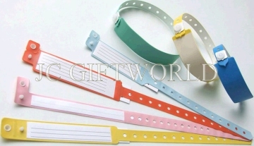 Vinyl ID/Hospital Bracelet Wristband for Event