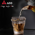 Wukong Modelo de água de vidro transparente xícara de chá fosco