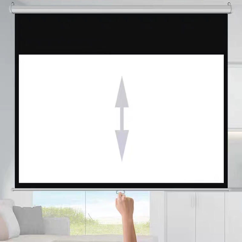 Home manual projection screen