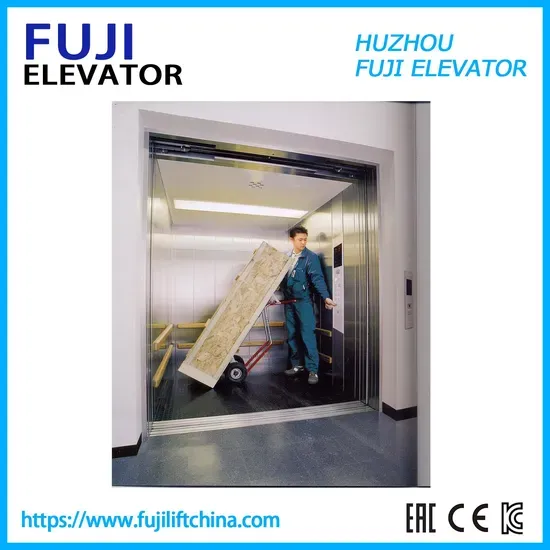 FUJI 2000kg 1.0m/s Passenger Cargo Warehouse Freight Elevator with VVVF Control