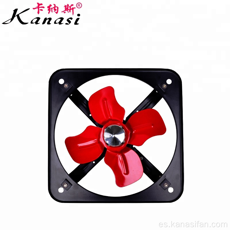 Ventilador axial industrial de aspas de hierro de alto volumen Kanasi