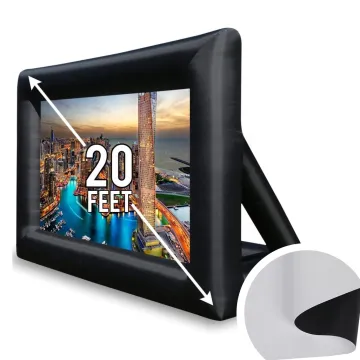 1.5/3.2M Eco-Friendly Woven PVC Projection Screen Fabric for Outdoor Inflatable Movie Screens
