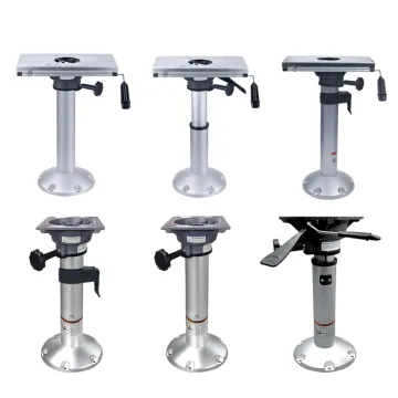 Marine Aluminium Boat Seat Pedestal Stand with Slide or Swivel