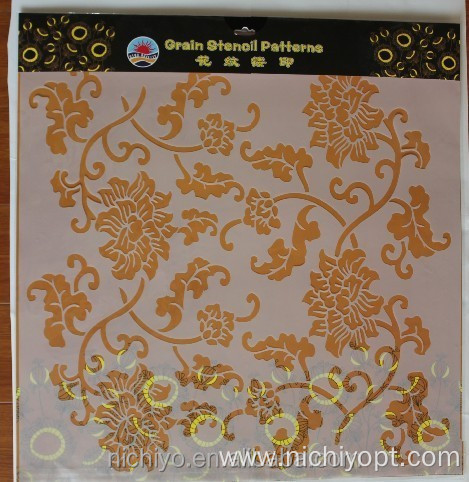 European Pattern painting wall pattern stencil